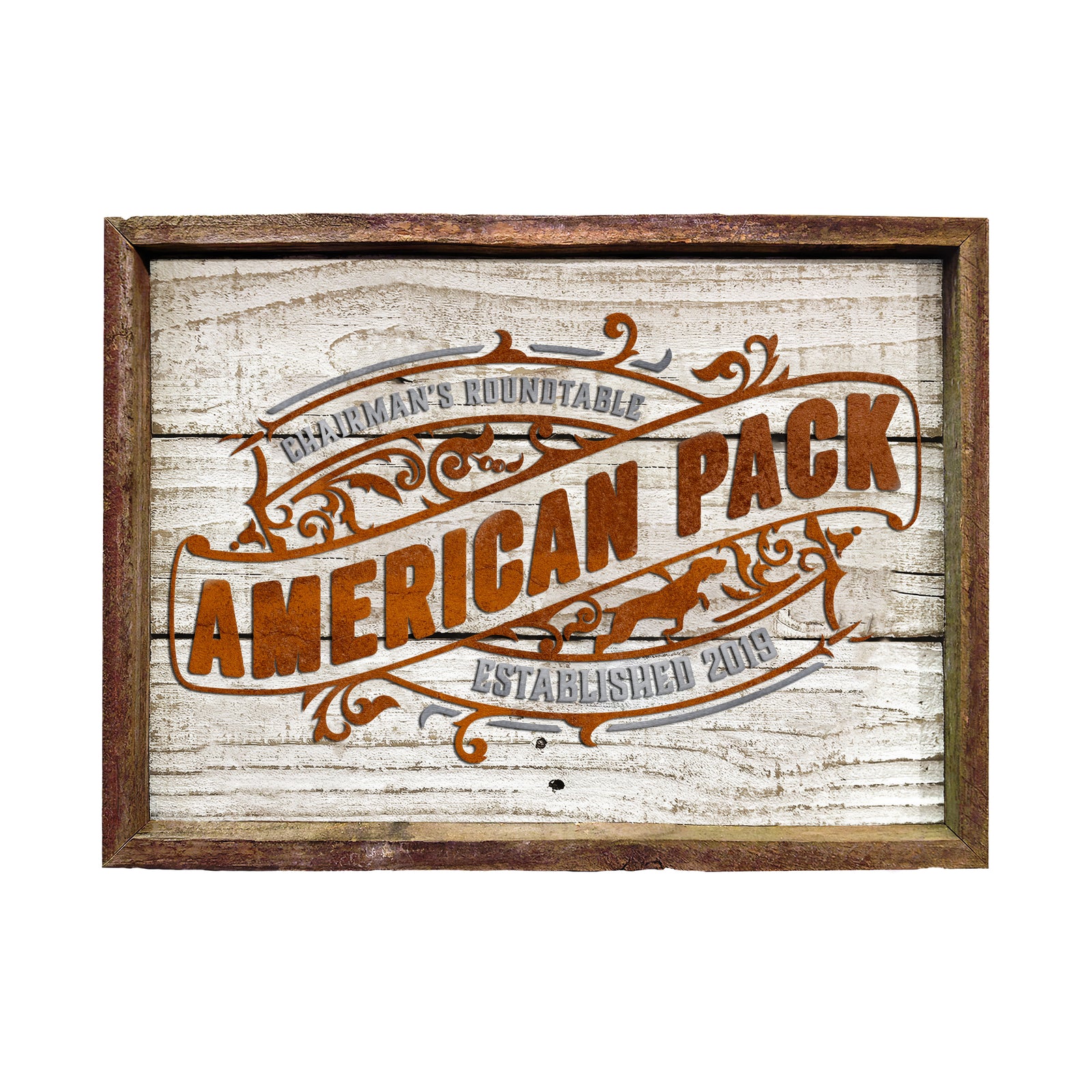 Rustic Metal Sign